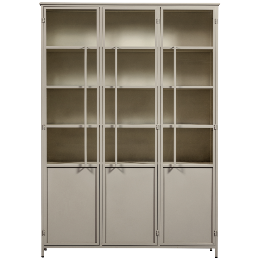 WOOOD EXHIBIT XL 3-DRS DISPLAYMONTER METAL SAND