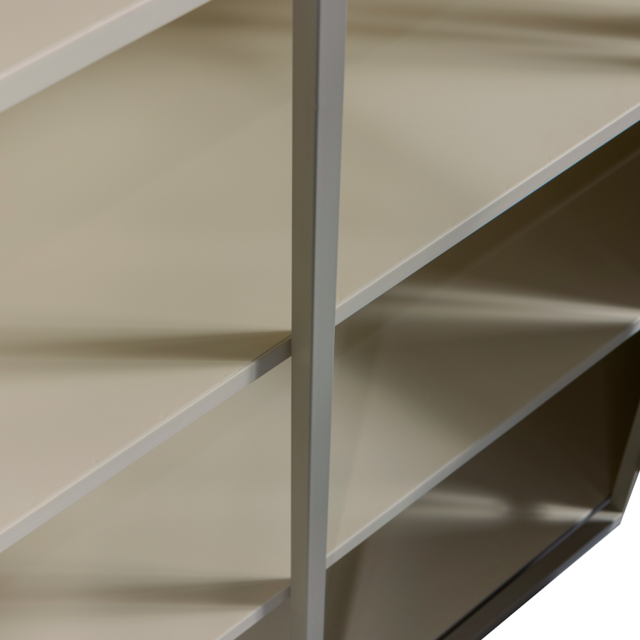 WOOOD EXHIBIT XL 3-DRS DISPLAYMONTER METAL SAND