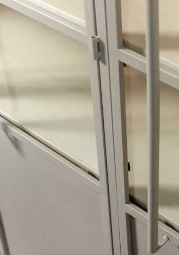 WOOOD EXHIBIT XL 3-DRS DISPLAYMONTER METAL SAND