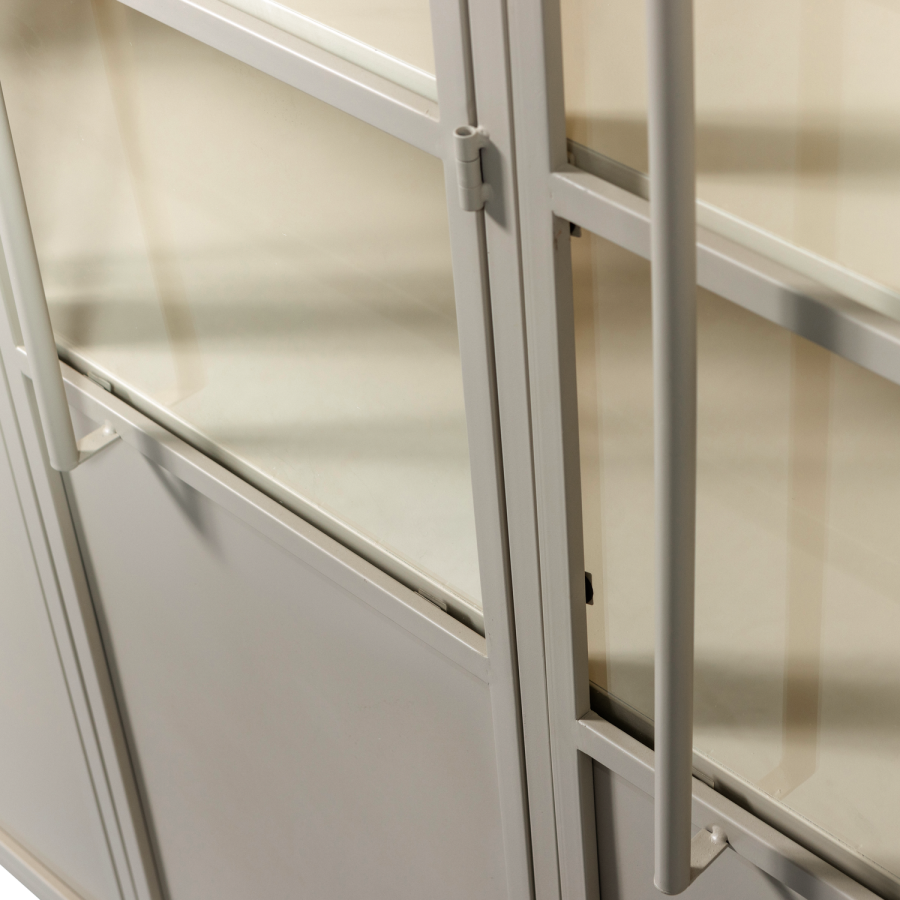 WOOOD EXHIBIT XL 3-DRS DISPLAYMONTER METAL SAND