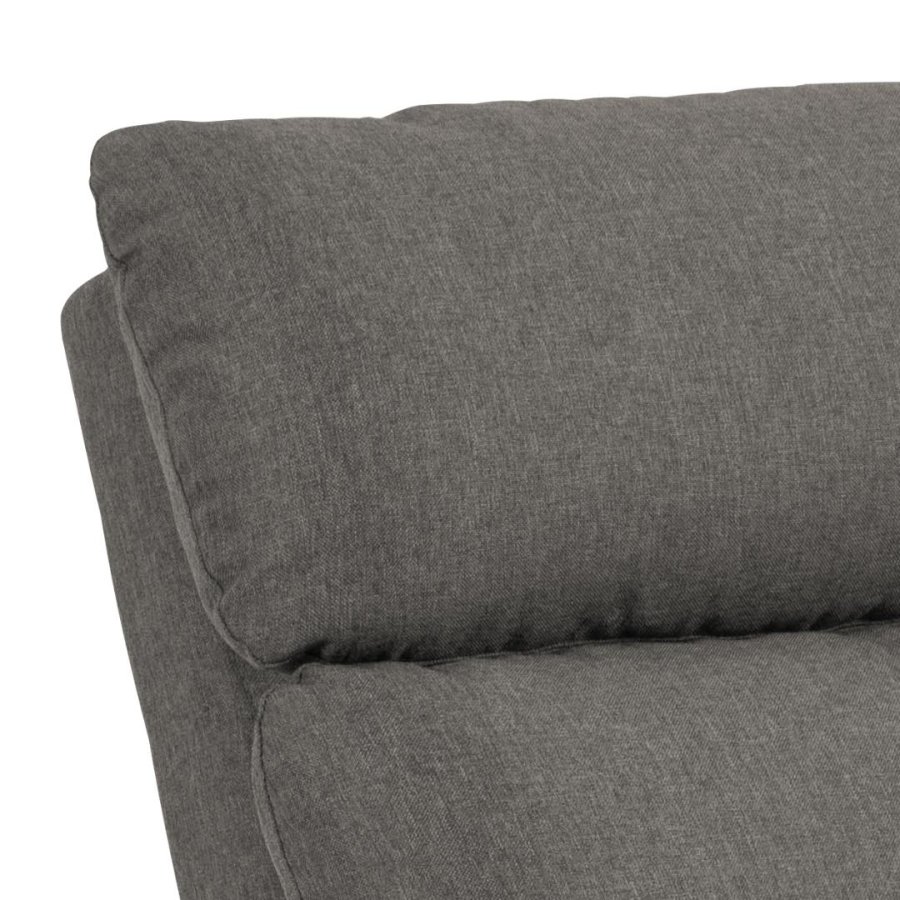 ACT NORDIC Mikkeli manuel recliner, m. drejefunktion, rocking funktion, armln - gr stof, sort stl