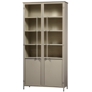 WOOOD EXHIBIT XL 2-DRS DISPLAYMONTRE METAL SAND