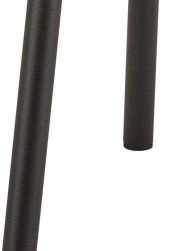 ACT NORDIC Esra Esszimmerstuhl, Apia-Stoff grn 352, Gestell mattschwarz pulverbeschichteter Stahl mit Reiverschluss, Karton 2 Stk.