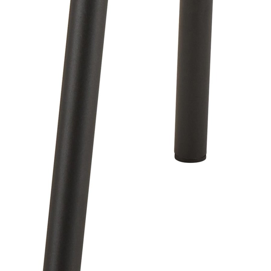 ACT NORDIC Esra Esszimmerstuhl, Apia-Stoff grn 352, Gestell mattschwarz pulverbeschichteter Stahl mit Reiverschluss, Karton 2 Stk.