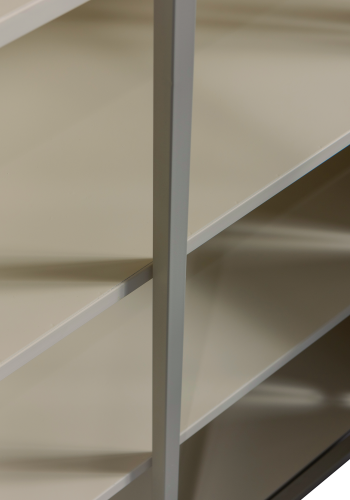 WOOOD EXHIBIT XL 2-DRS DISPLAYMONTRE METAL SAND