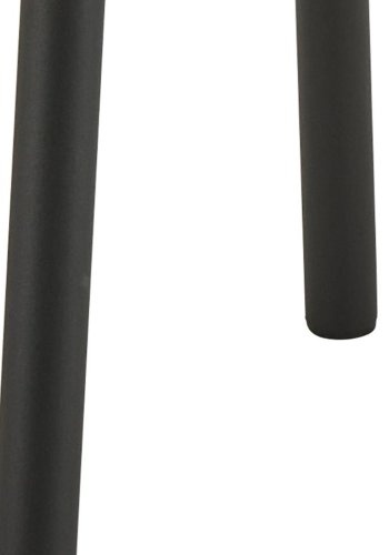 ACT NORDIC Cliff spisestuestol, Caso stoff terrakotta 18, Ramme matt svart grov pulverlakkert stl med glidels, eske 2 stk.