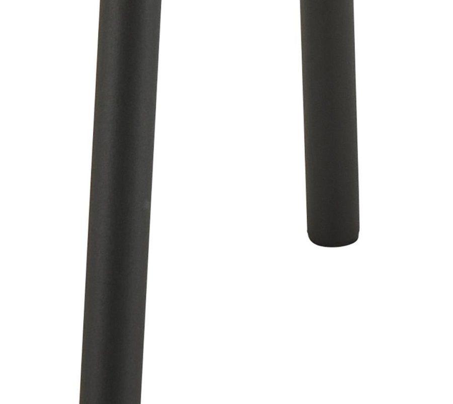 ACT NORDIC Cliff spisestuestol, Caso stoff terrakotta 18, Ramme matt svart grov pulverlakkert stl med glidels, eske 2 stk.