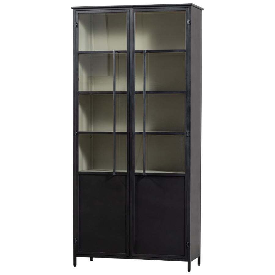 WOOOD EXHIBIT XL 2-DRS DISPLAYMONTER METAL SORT