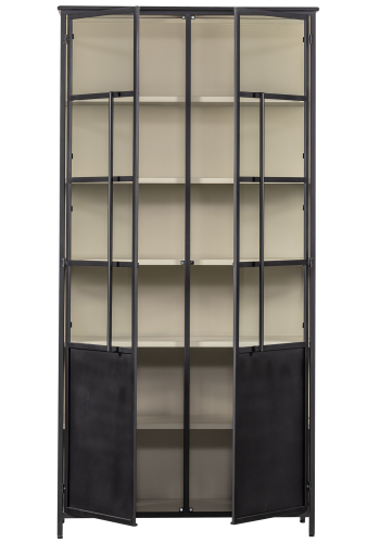 WOOOD EXHIBIT XL 2-DRS DISPLAYMONTER METAL SORT