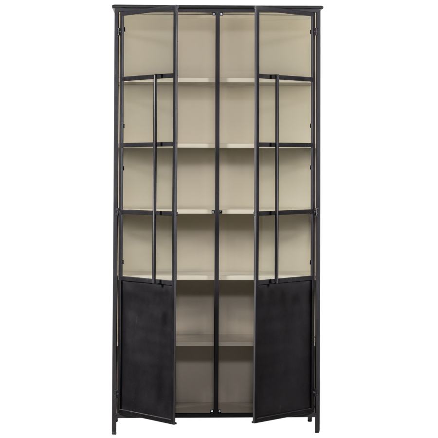 WOOOD EXHIBIT XL 2-DRS DISPLAYMONTER METAL SORT