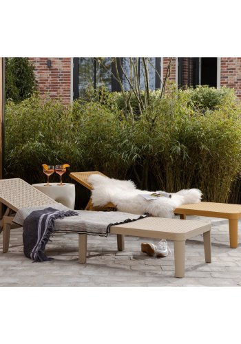 WOOOD Jinte solvogn, justerbar 4 pos. - gul polypropylen