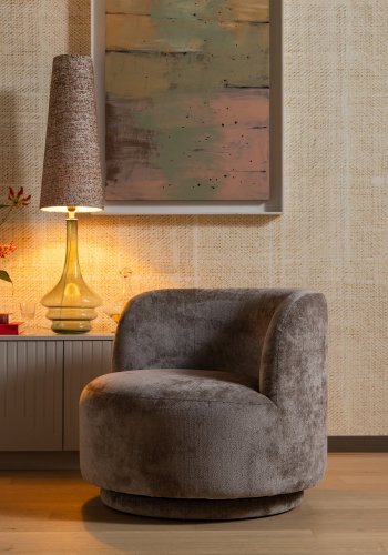 WOOOD POPULR ROTASJONSLENESTOL TAUPE