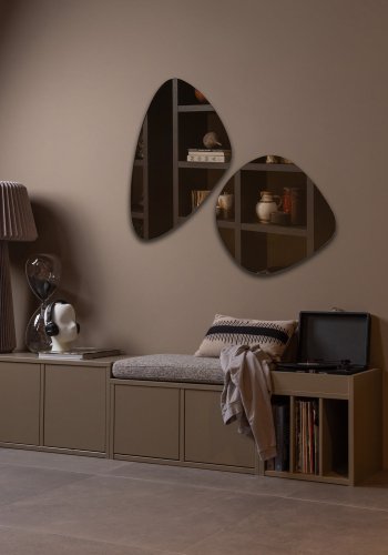 WOOOD TURNER FRVARINGSBNK I FURU MED SITTDYNA I KHAKI [fsc]