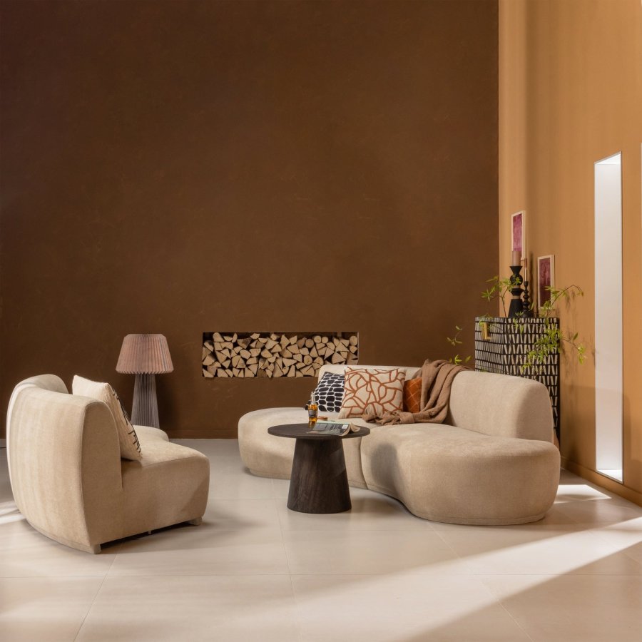 WOOOD MAAN SOFFBORD MDF MÖRKBRUN 40x80CM