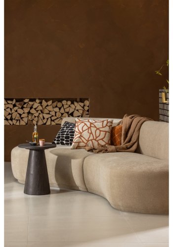 WOOOD MAAN SOFFBORD MDF MÖRKBRUN 50x40CM