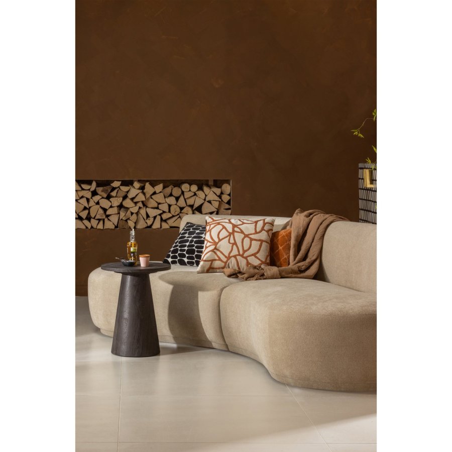 WOOOD MAAN SOFFBORD MDF MÖRKBRUN 50x40CM