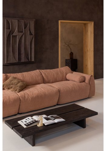 SOFFBORD I WOOOD LION MDF MÖRKBRUN 140X60CM