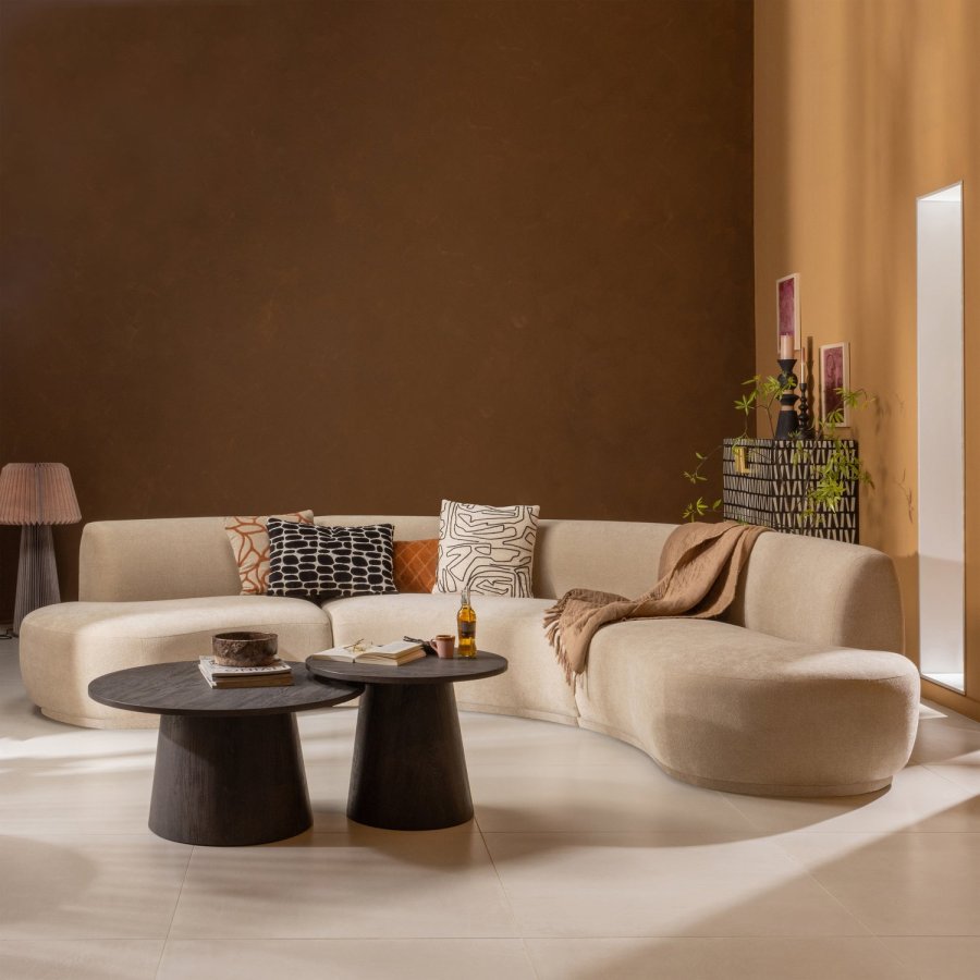 WOOOD MAAN SOFFBORD MDF MÖRKBRUN 45x60CM