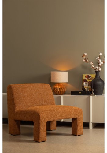 WOOOD Lavid lnestol - ingefr polyester stof