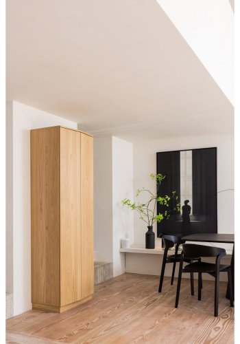 WOOOD Cras spisebordsstol - sort asketr