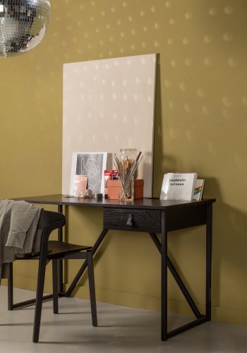 WOOOD Cras spisebordsstol - sort asketr