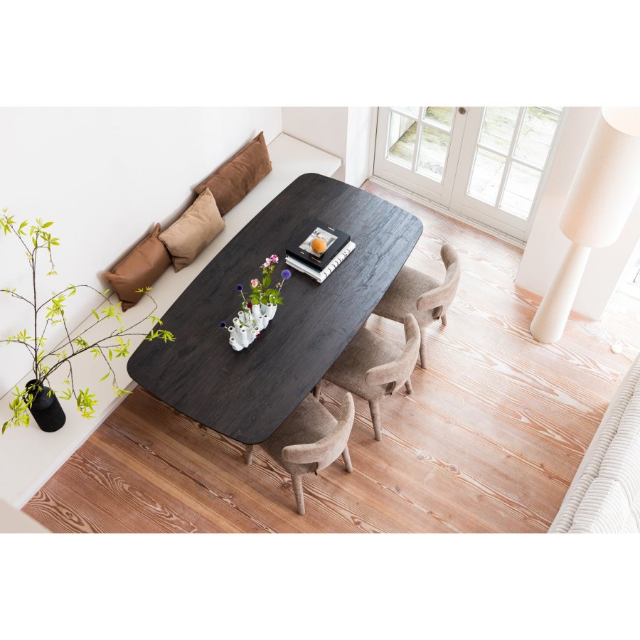 WOOOD Permit spisebordsstol - sand polyester