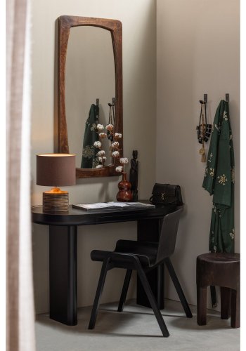 WOOOD MAEL SKRIVBORD/SIDOBORD FANR SVART