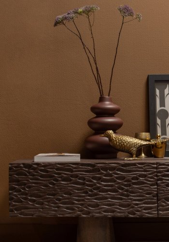 WOOOD Crumble TV-bord, m. 3 skuffer - mrkebrun mangotr (180x40)