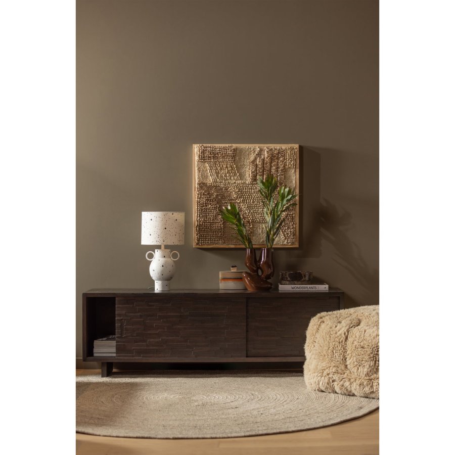 WOOOD UTOPIA RUNDT TEPPE NATURLIG 0200CM