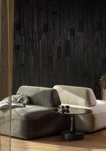 WOOOD SOYA SIDOBORD MANGO TRÄ/GLAS SVART