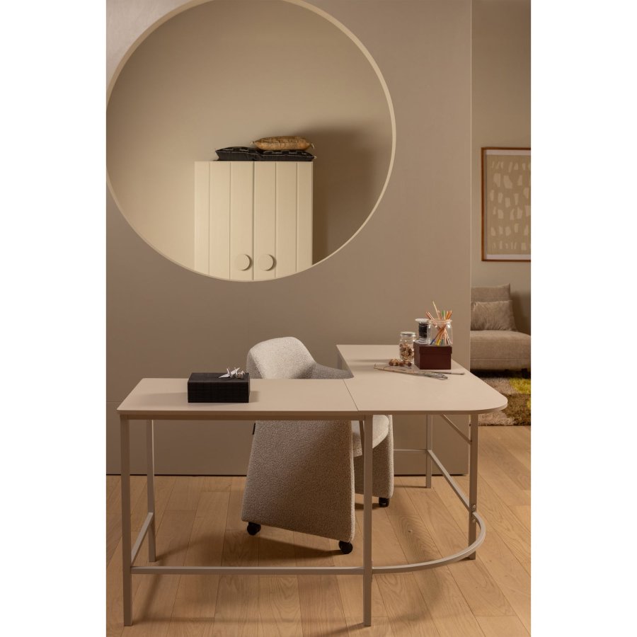 WOOOD MIKE HJRNESKRIVEBORD TR/METALSTV