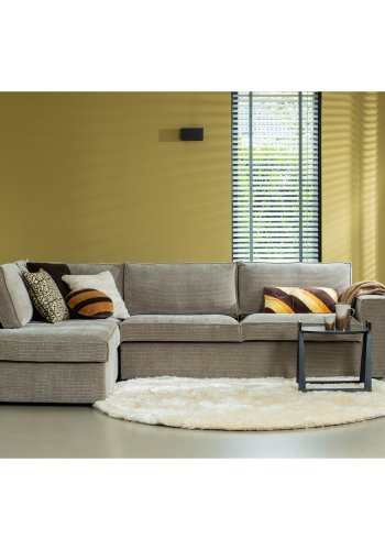 WOOOD Loft gulvlampe - natur boucl stof (H:130)