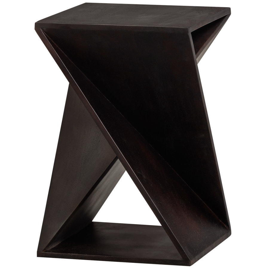 SIDOBORD I AKACIATRÄ, MÖRKBRUNT, FRN IKEM, WOOOD