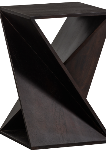 SIDOBORD I AKACIATRÄ, MÖRKBRUNT, FRN IKEM, WOOOD