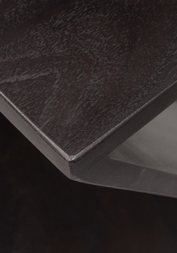 SIDOBORD I AKACIATRÄ, MÖRKBRUNT, FRN IKEM, WOOOD