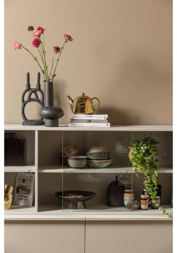 WOOOD Klink tilfjelsesskab, m. 2 hylder - gr fyrretr