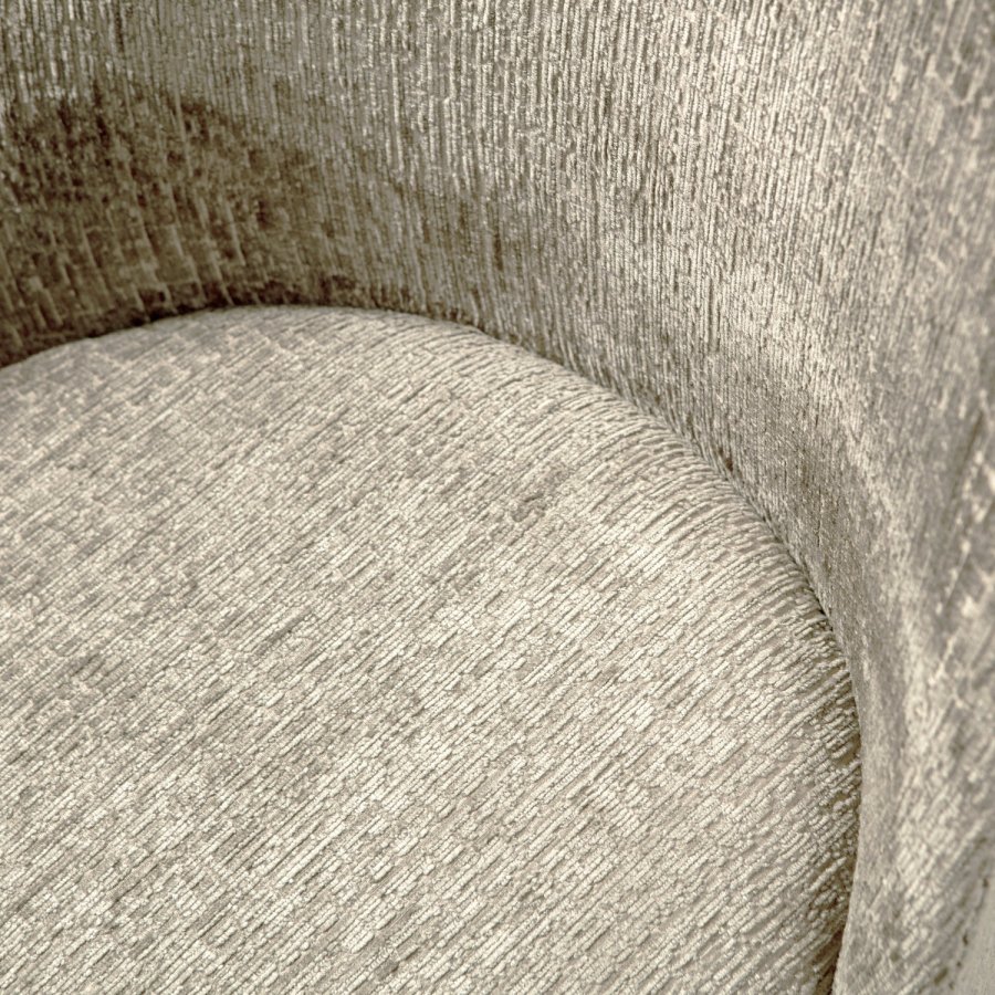 WOOOD Vogue spisebordsstol - gul strukturfljl og metal