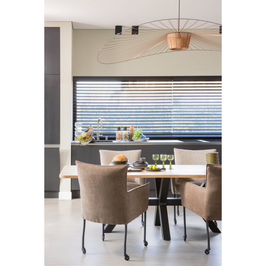 WOOOD COMBI-TABLO: XL BORDPLADE I EGEGRUND 240X100 & ZEELAND BEN [fsc]