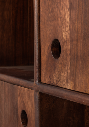 WOOOD STAES FÖRVARINGSSKP I MANGOTRÄ OCH VALNÖT