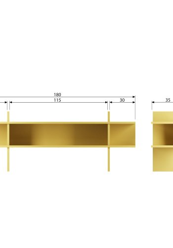 WOOOD JANA SIDOBORD FIRE FOG [fsc]