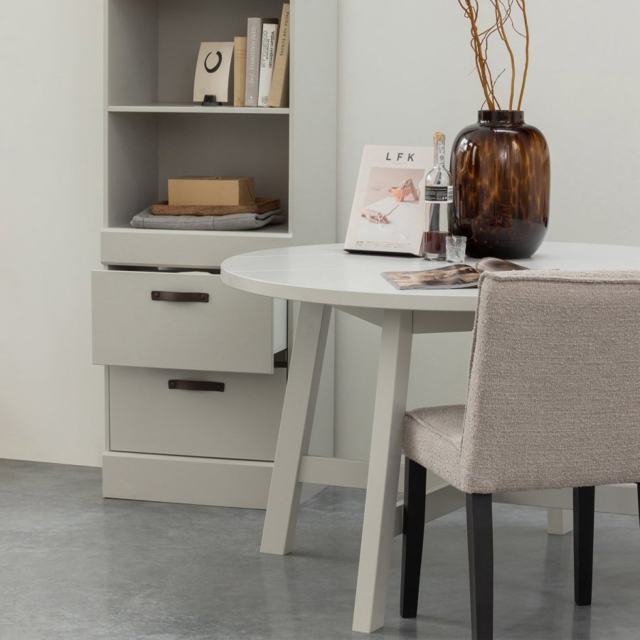 TRÄBOLLHYLLA I FURU SNÖVIT [fsc]