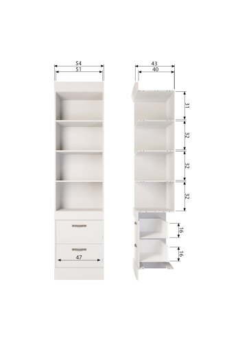 TRÄBOLLHYLLA I FURU SNÖVIT [fsc]