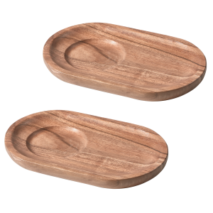 WOOOD ST MED 2 - JOSJE SERVERINGSBAKKE I NATURLIGT AKACIETR