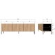 WOOOD BONO GRAVURE TV UNIT OAK NATUREL [fsc]