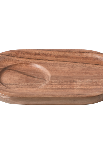 WOOOD ST MED 2 - JOSJE SERVERINGSBAKKE I NATURLIGT AKACIETR