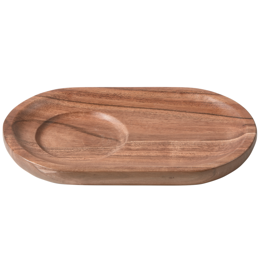 WOOOD ST MED 2 - JOSJE SERVERINGSBAKKE I NATURLIGT AKACIETR