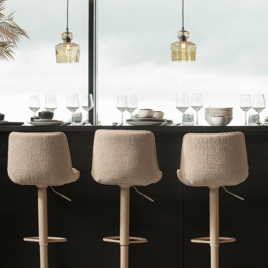 WOOOD MRTEN HJDEJUSTERBAR BARSTOL SAND