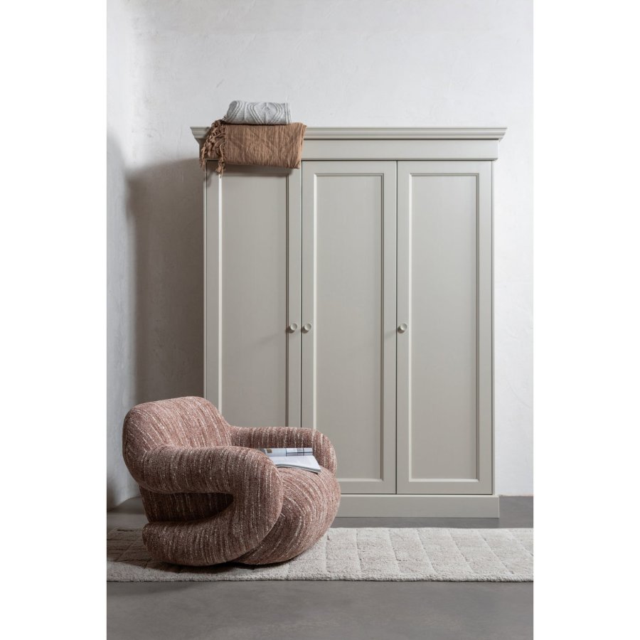 WOOOD FOLKE LNESTOL CHENILLE GAMMEL PINK MELANGE
