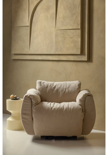 WOOOD HIDDE SIDOBORD METALL GULT