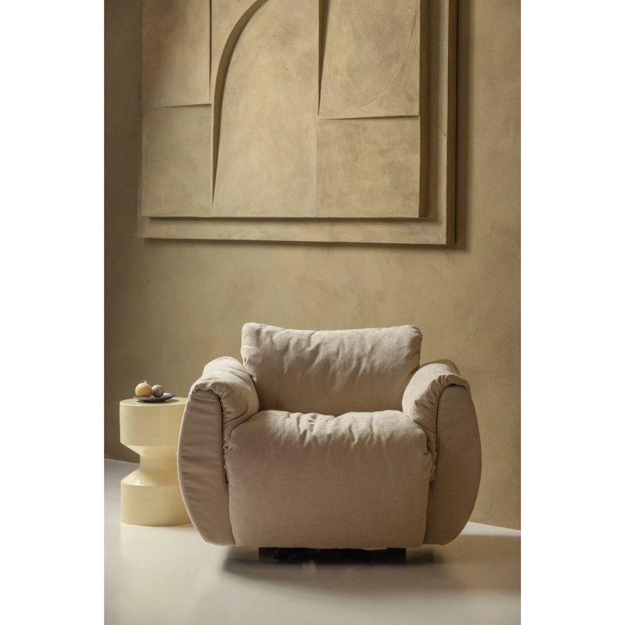 WOOOD HIDDE SIDOBORD METALL GULT